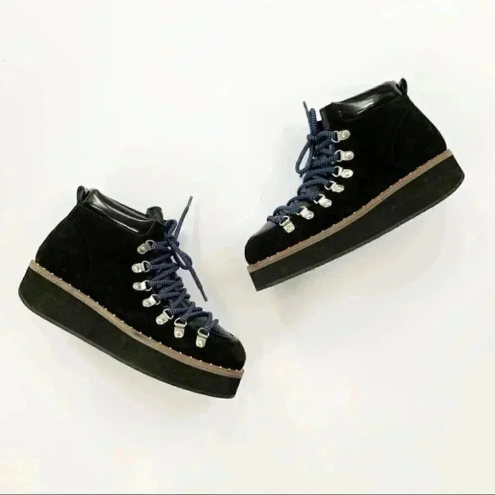Free People Durango Suede Combat Hiking Boot